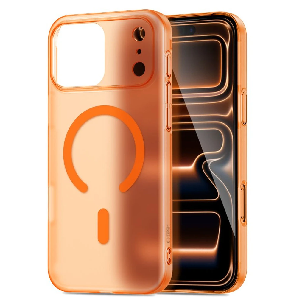 TECH-PROTECT MAGSLIM MAGSAFE iPhone 17 Pro készülékhez tok Matte / kozmikus narancs