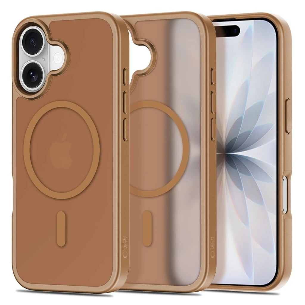 TECH-PROTECT BASICMAG MAGSAFE iPhone 17 készülékhez tok matt barna