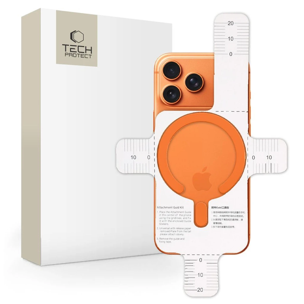 TECH-PROTECT MMP-200 mágneses MAGSAFE gyűrű kozmikus narancssárga