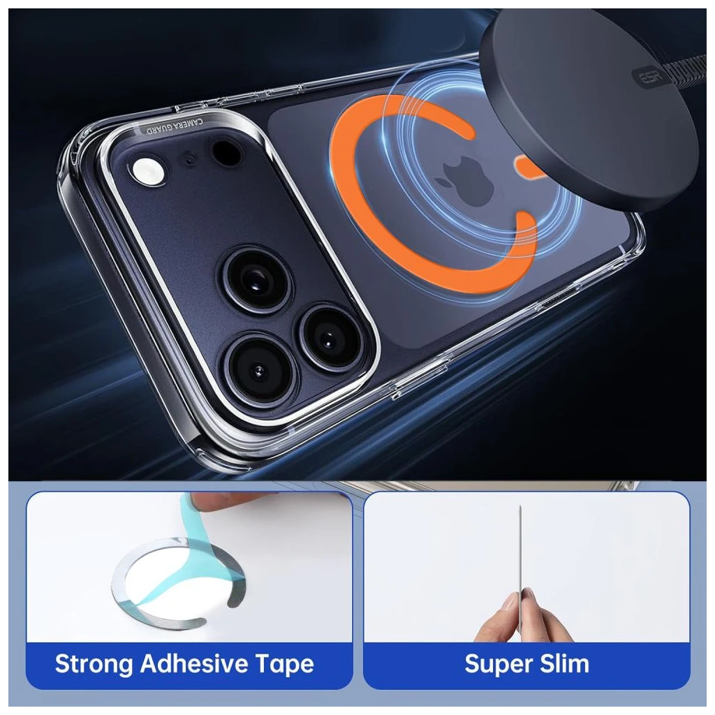 TECH-PROTECT MMP-200 mágneses MAGSAFE gyűrű kozmikus narancssárga