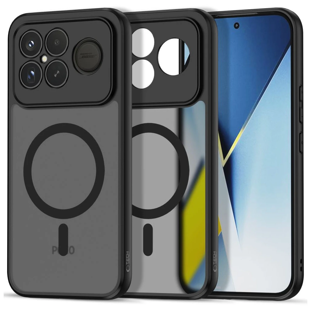 TECH-PROTECT MAGMAT MAGSAFE tok XIAOMI POCO F8 készülékhez Ultra Matte fekete