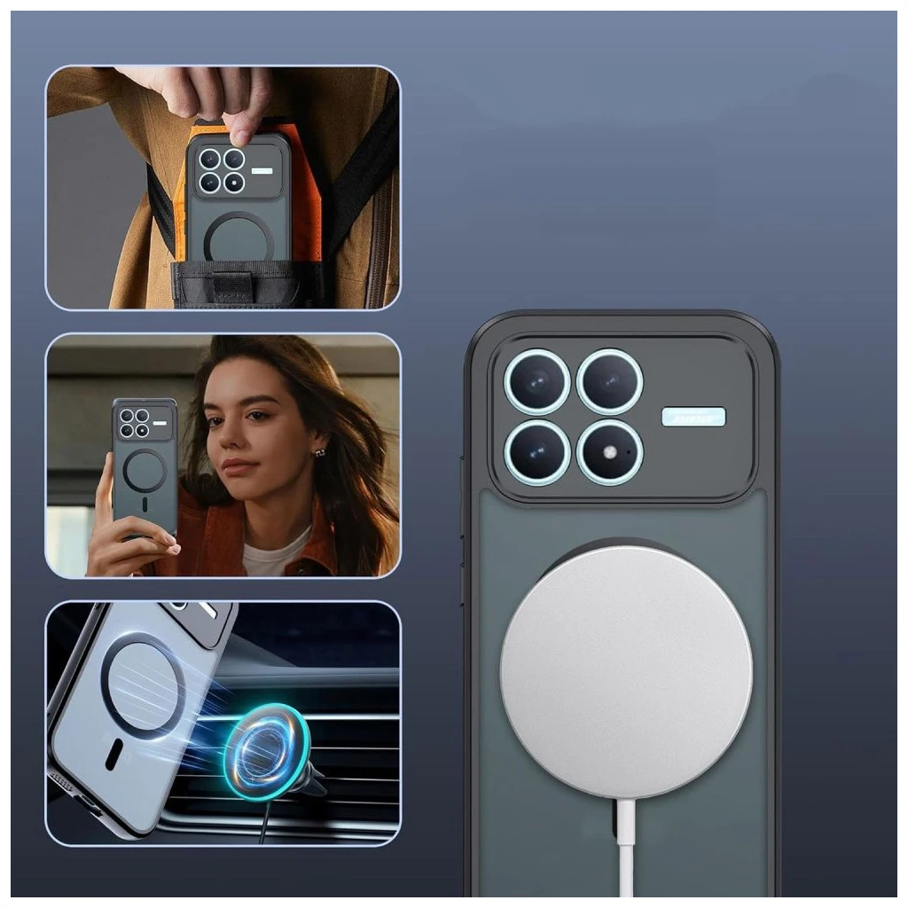 TECH-PROTECT MAGMAT MAGSAFE XIAOMI POCO F8 PRO készülékhez tok Matte fekete