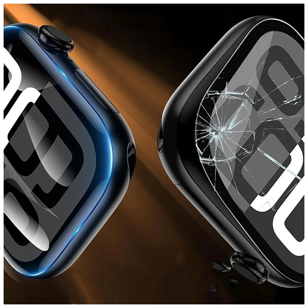 Hibrid kijelzővédő TECH-PROTECT EASY SET FLEX+ 3-PACK Apple Watch 10 / 11 (42 MM) készülékhez fekete