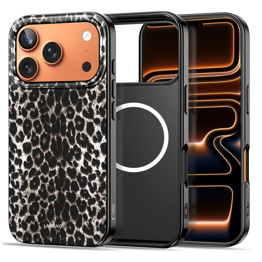 TECH-PROTECT LAMANO MAGSAFE IPHONE 17 PRO MAX készülékhez tok Leopard