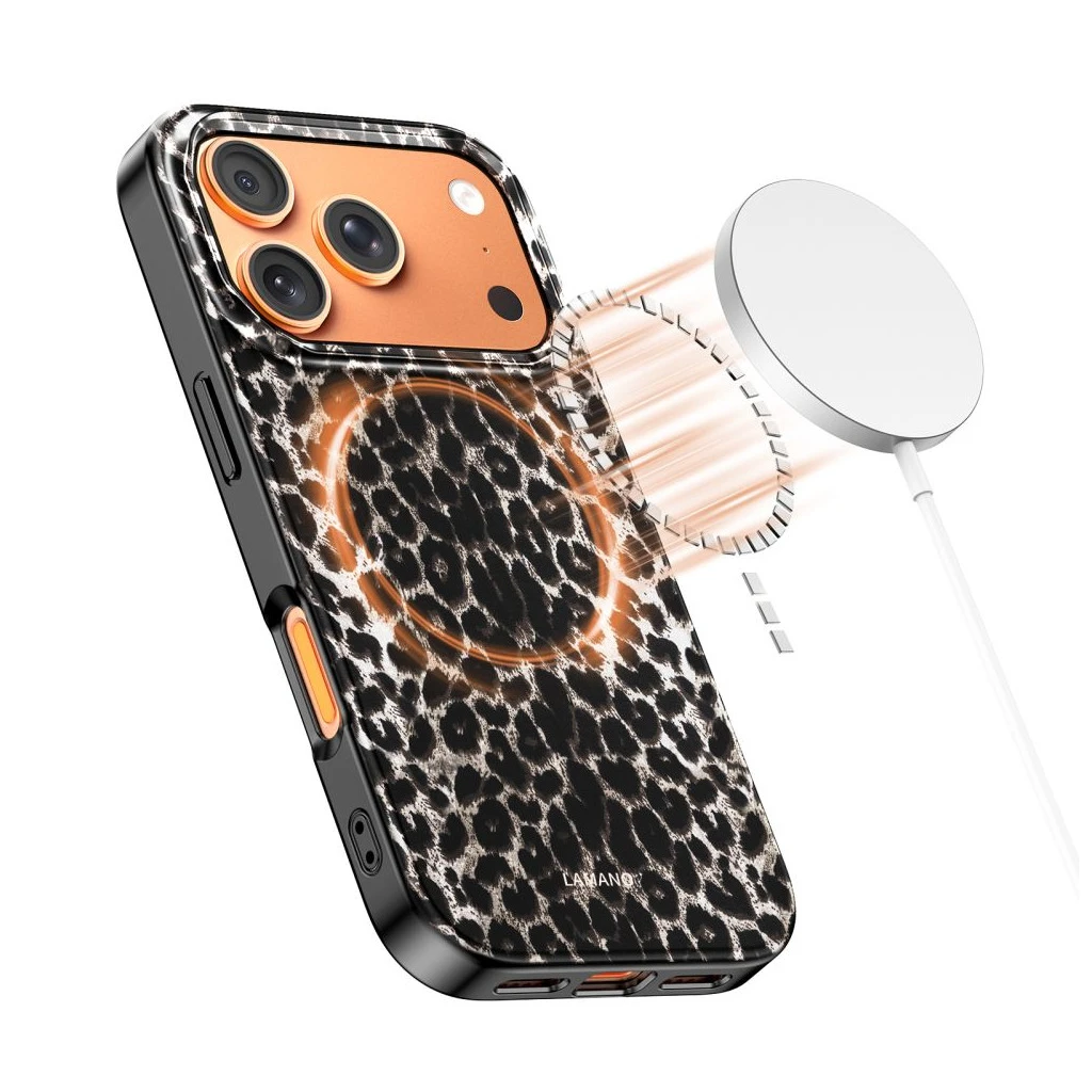 TECH-PROTECT LAMANO MAGSAFE IPHONE 17 PRO MAX készülékhez tok Leopard