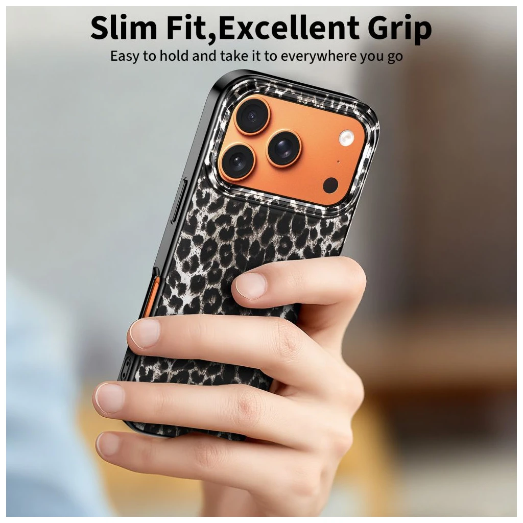 TECH-PROTECT LAMANO MAGSAFE IPHONE 17 PRO MAX készülékhez tok Leopard