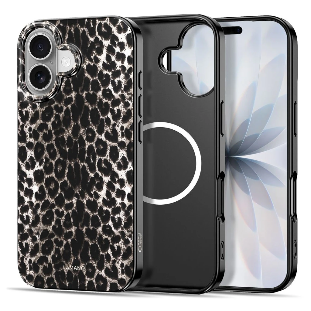 TECH-PROTECT LAMANO MAGSAFE iPhone 17 tok készülékhez, leopárd