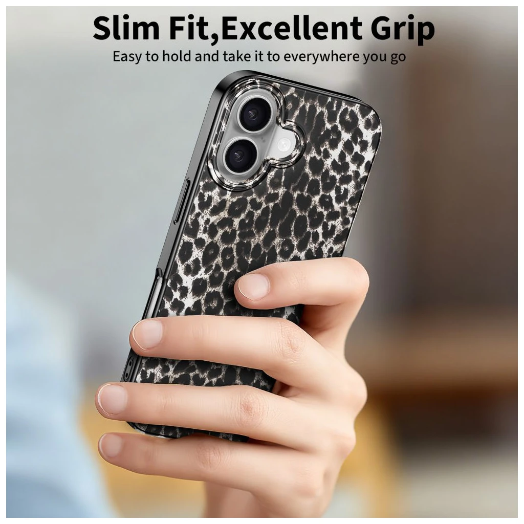 TECH-PROTECT LAMANO MAGSAFE iPhone 17 tok készülékhez, leopárd