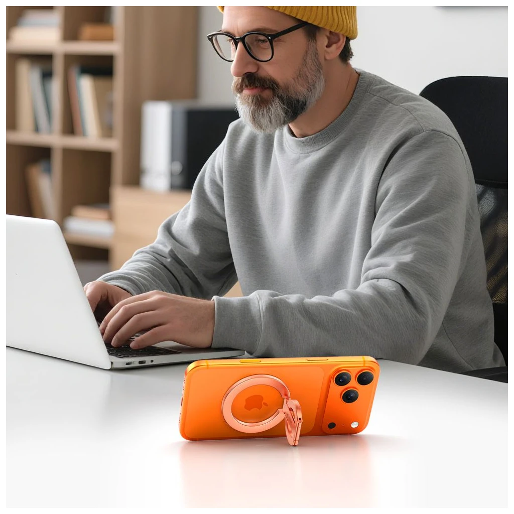 TECH-PROTECT MMR400 LAMANO mágneses MagSafe telefon gyűrű rózsaarany