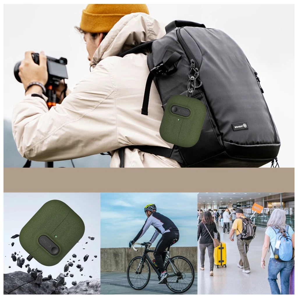 TECH-PROTECT SLIM HOOK Samsung Galaxy Buds 3 / 3 FE / 3 Pro készülékhez olívzöld