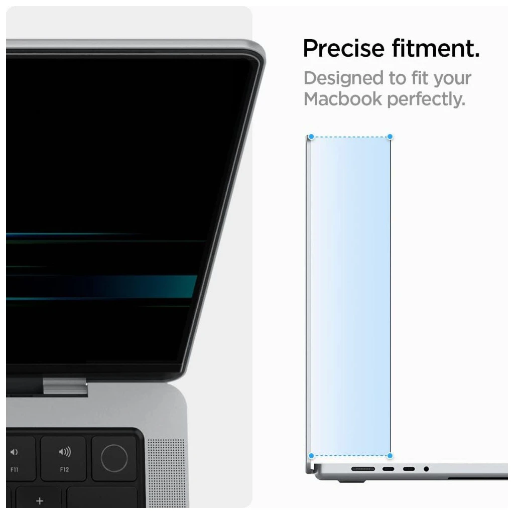 SPIGEN Safe View MacBook Pro 14 Privacy kijelzővédő M1 / M2 / M3 / M4 / M5 2021-2025 készülékhez