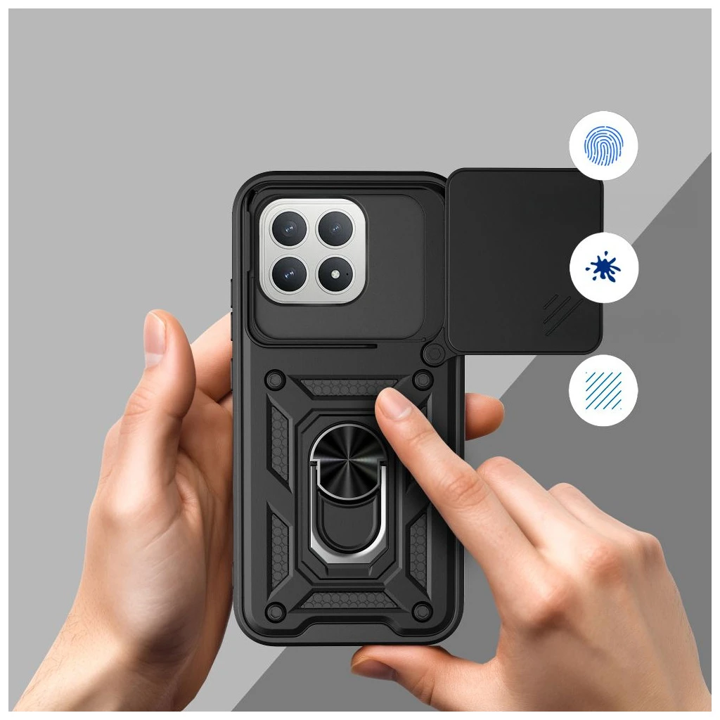 TECH-PROTECT CAMSHIELD PRO kamera lencsevédő XIAOMI POCO F8 PRO készülékhez fekete