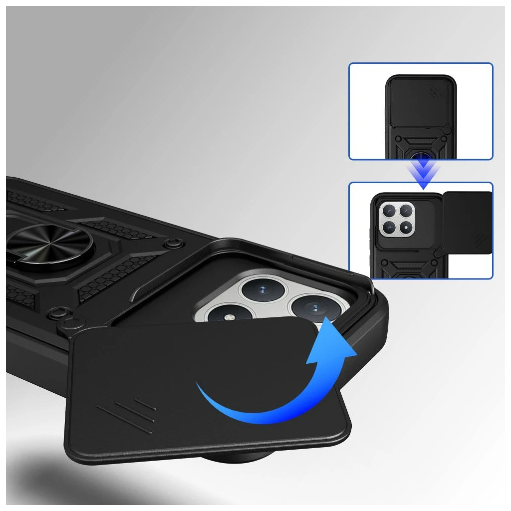 TECH-PROTECT CAMSHIELD PRO kamera lencsevédő XIAOMI POCO F8 PRO készülékhez fekete