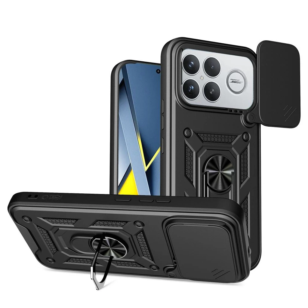 TECH-PROTECT CAMSHIELD PRO Xiaomi POCO F8 Ultra készülékhez kameralencse védő fekete