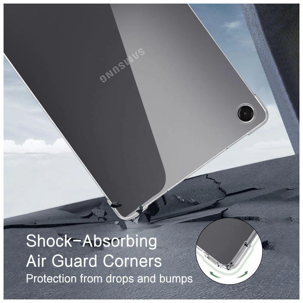 TECH-PROTECT FLEXAIR kijelzővédő GALAXY TAB A9/A11 8.7 készülékhez X110/X115/X133/X135 átlátszó