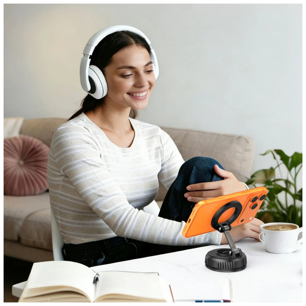 TECH-PROTECT N61 Magnetic MagSafe szélvédő és műszerfal autós tartó fekete