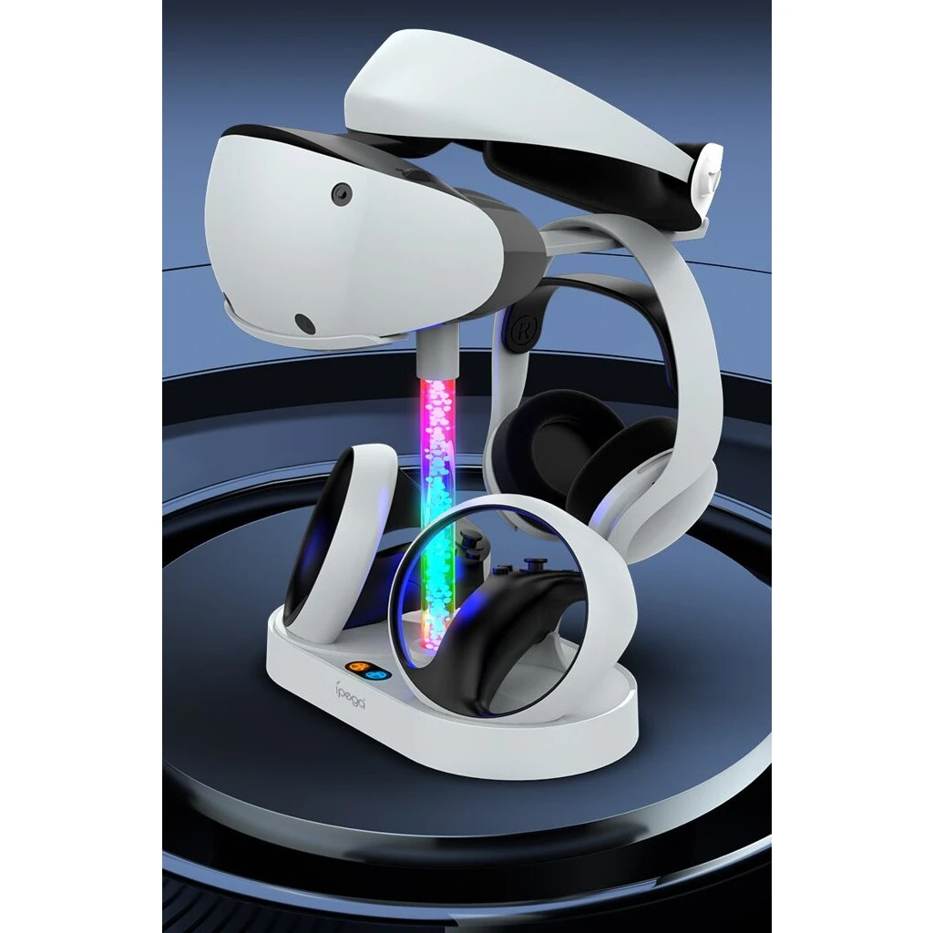 iPega P5V001 multifunkcionális töltőállvány PS VR2 készülékhez (Sérült csomagolás)