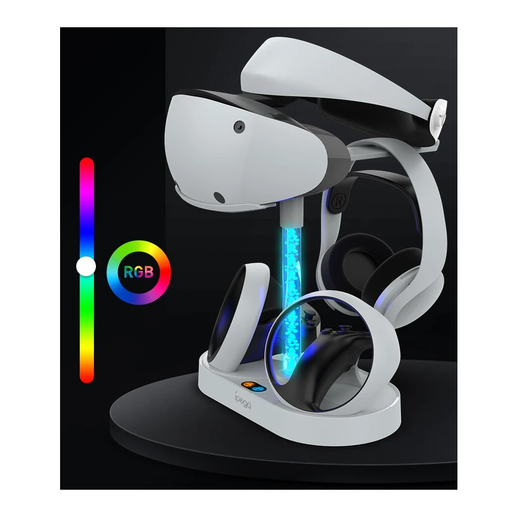 iPega P5V001 multifunkcionális töltőállvány PS VR2 készülékhez (Sérült csomagolás)