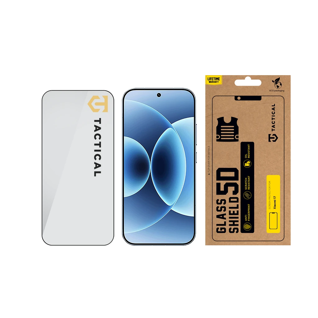 A helyes, SEO-barát terméknév: 
Tactical Glass Shield 5D Xiaomi 17 készülékhez fekete