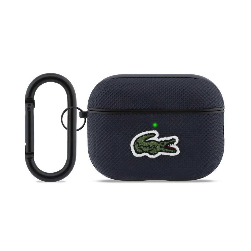 Lacoste Petit Pique Croc Logo Patch tok AirPods Pro 3 készülékhez kék