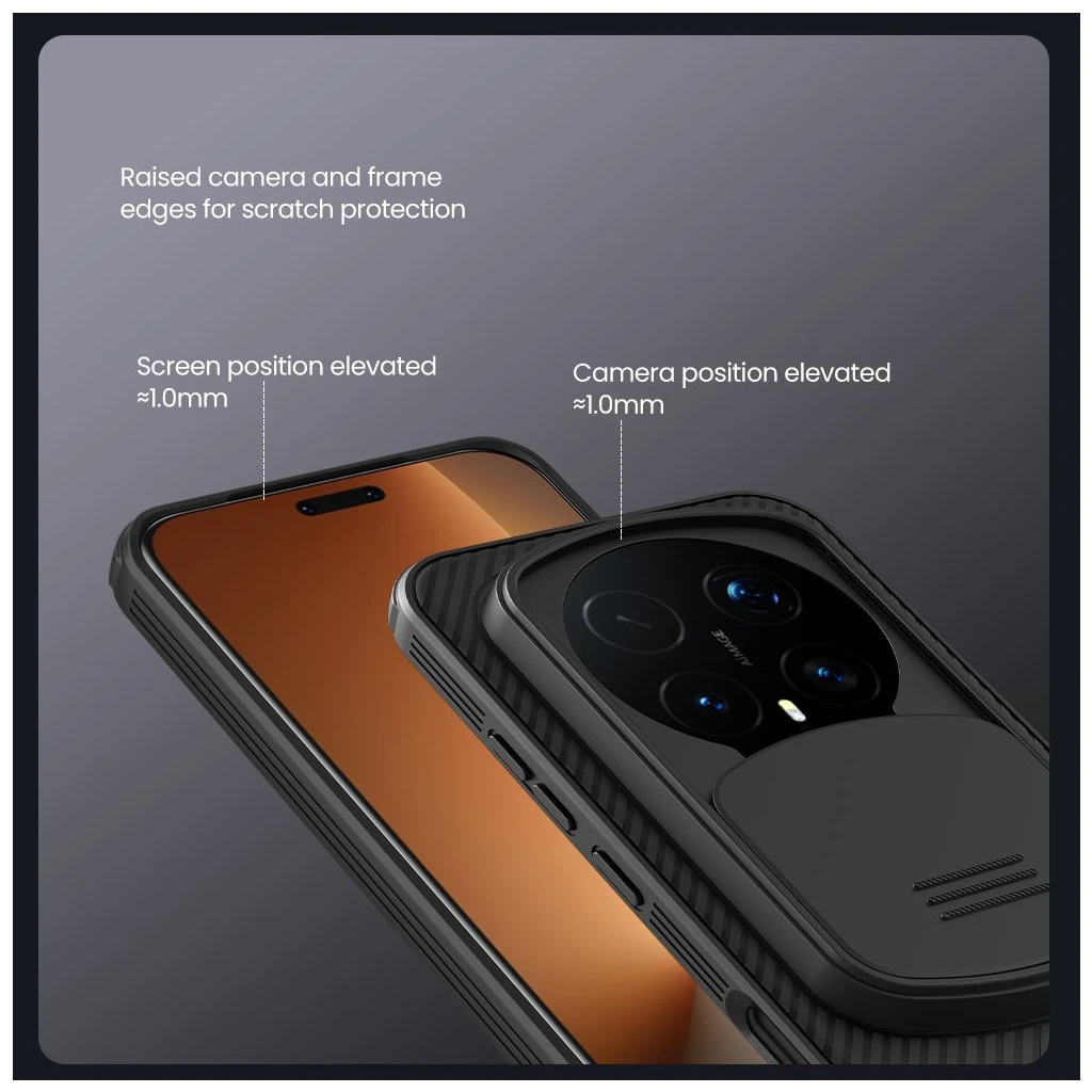 Nillkin CamShield PRO kemény tok Honor Magic 8 Pro készülékhez fekete