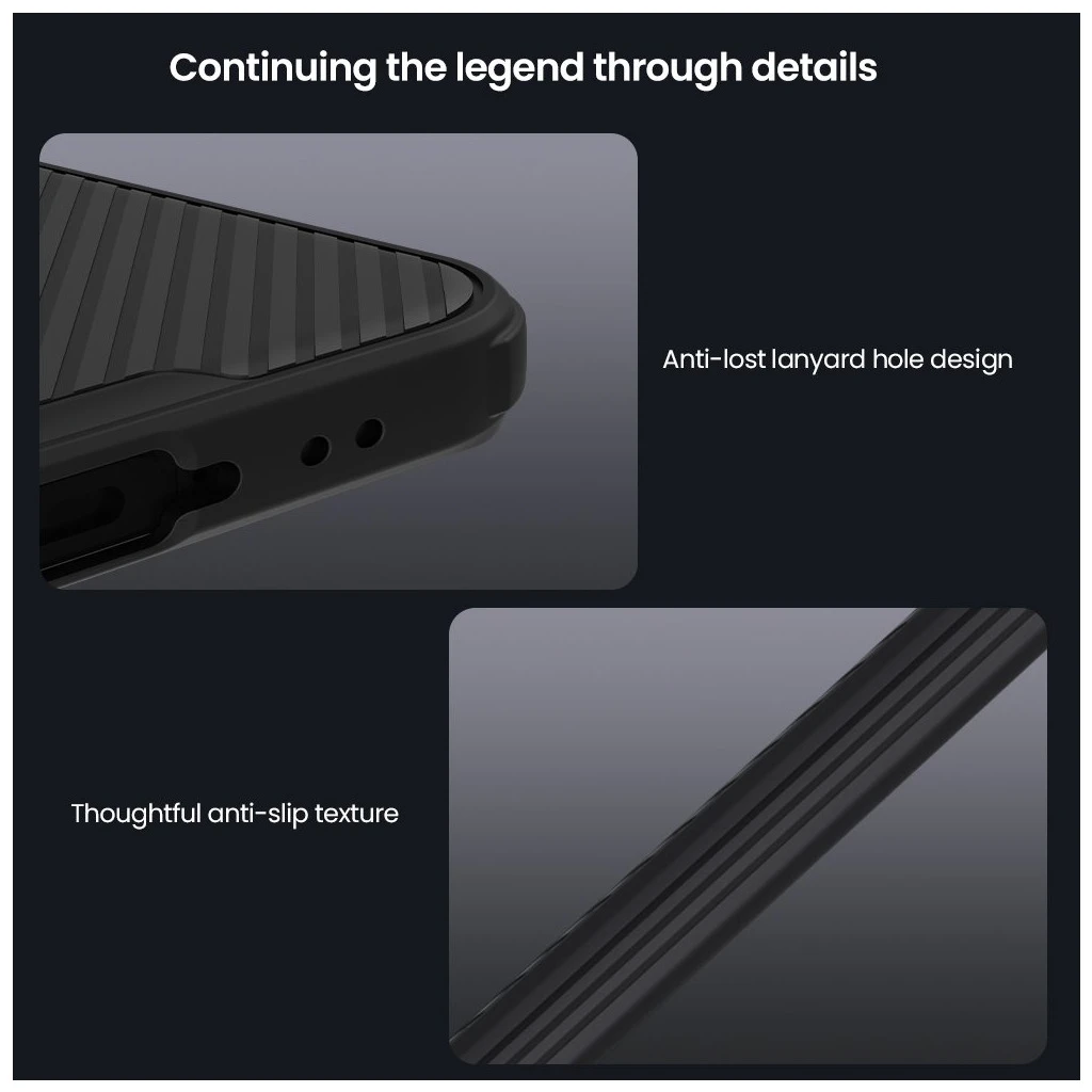 Nillkin CamShield PRO kemény tok Honor Magic 8 Pro készülékhez fekete