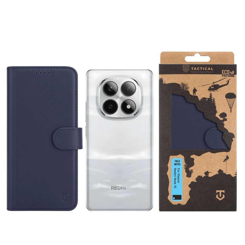 Tactical Field Notes Xiaomi Redmi Note 15 készülékhez kék