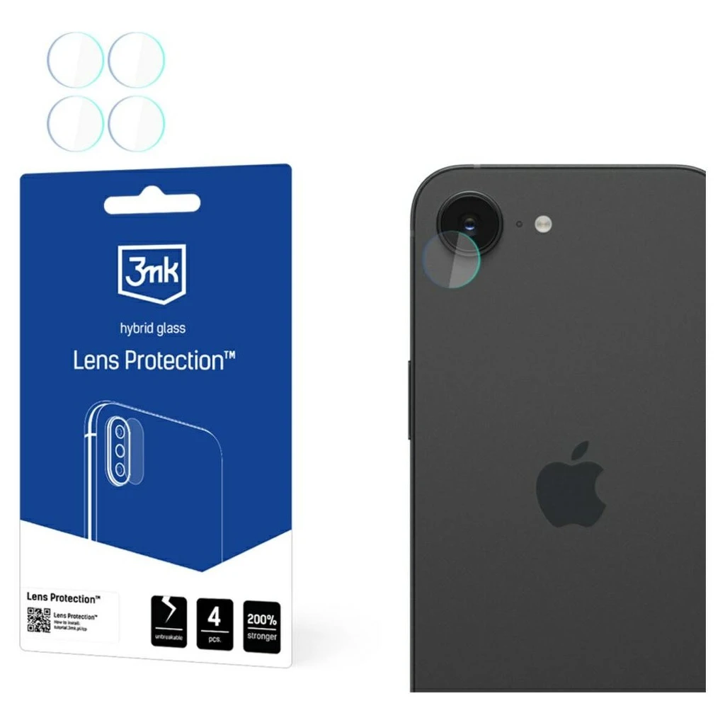 3MK Lens Protect for Apple iPhone 16e készülékhez 4pcs