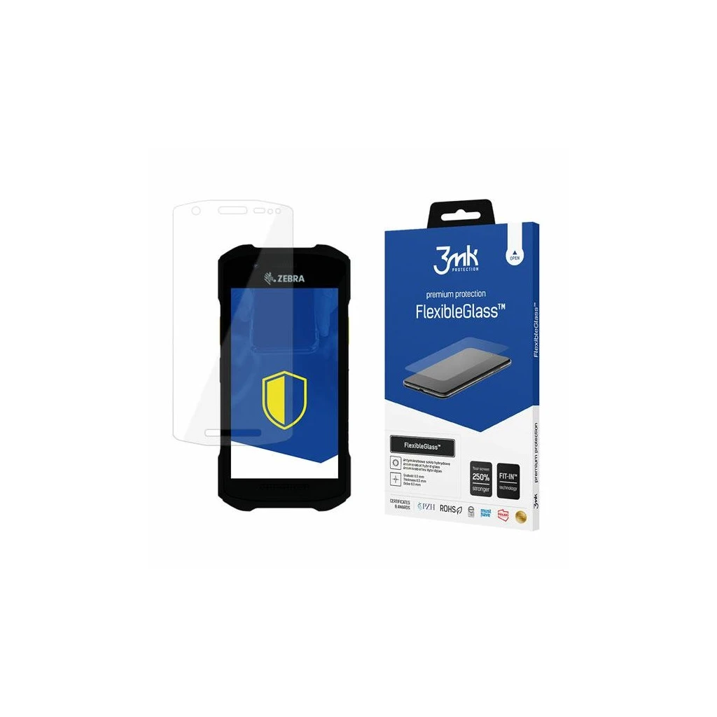 3MK FlexibleGlass Zebra TC26BK hibrid üveg kijelzővédő