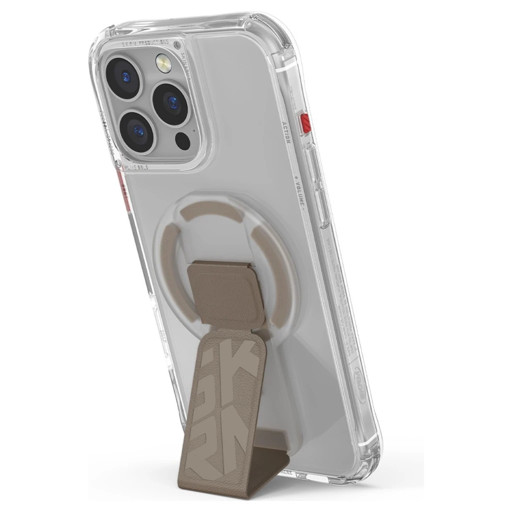 Mágneses fogantyú Skinarma Arch XE Phaze Smart Grip-Stand – champagne