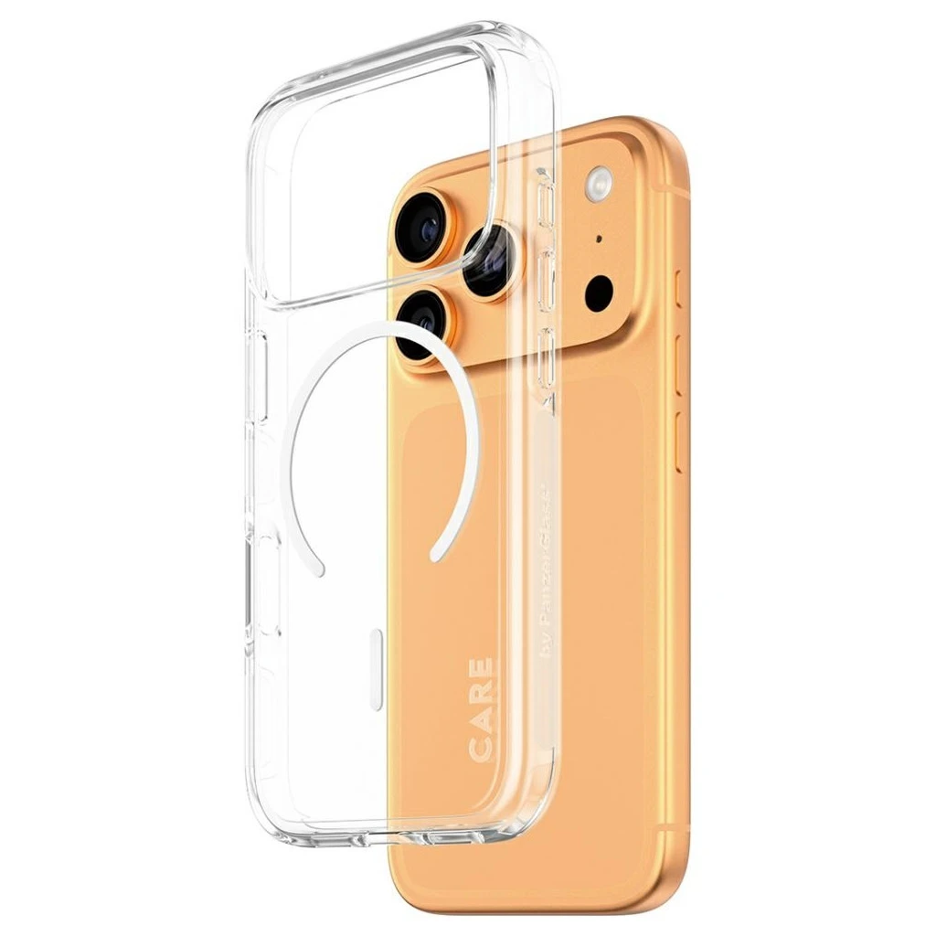 CARE by PanzerGlass Flagship Urban Explorer tok w. MagSafe iPhone 17 Pro készülékhez Clear fehér