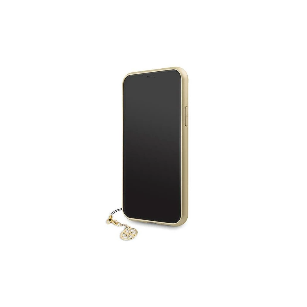 Guess GUHCN58GF4GBR 11 Pro 5,8″ készülékhez merev tok 4G Charms Collection barna