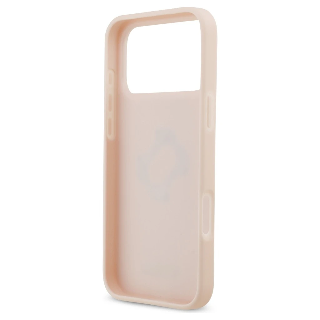 Guess Grained Big 4G & Classic Logo tok iPhone 17 Pro Max készülékhez rózsaszín