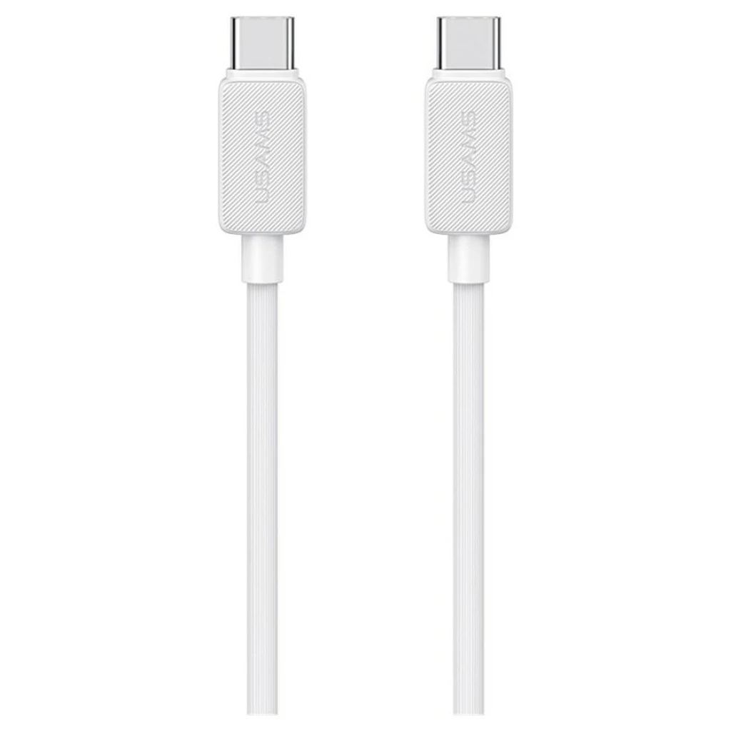 USAMS KY Series US-SJ696 60W USB-C to USB-C 2m kábel fehér