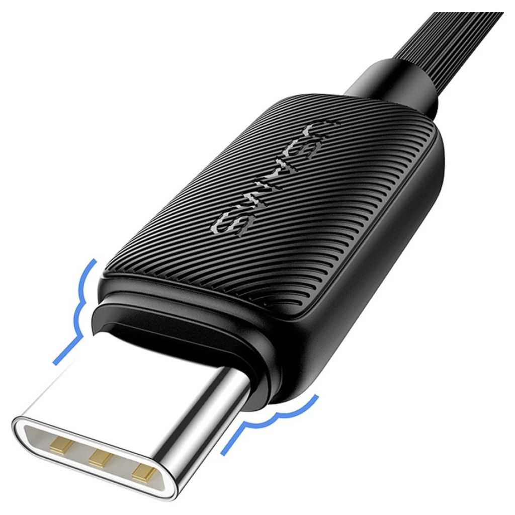 USAMS KY Series US-SJ696 60W USB-C to USB-C 2m kábel fehér