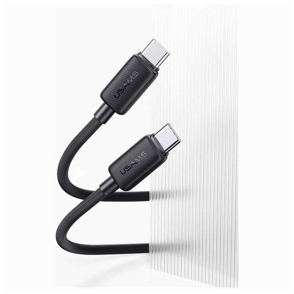USAMS KY Series US-SJ696 60W USB-C to USB-C 2m kábel fehér